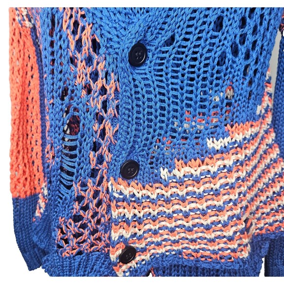 MIHARA YASUHIRO Distressed Knit Sweater Set Size 36 (US 6) Abstract Asymmetric - Picture 2 of 12